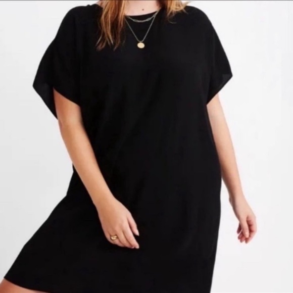 Madewell Crewneck Button Shirt Dress - Picture 5 of 7